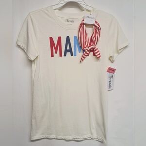 10 Threads S Mama Tee Shirt Top & Matching Headband Short Sleeve New